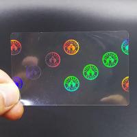 China Custom Transparent Hologram Overlay Stickers Holographic Sticker For ID Card factory
