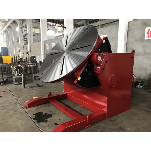 Quality Red Pipe Welding Positioners Titling And Rotary Table For Pipe Turning Welding for sale