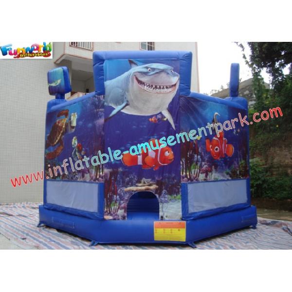 Quality OEM Outside Small Inflatable Commercial Bouncy Castles With PVC tarpaulin for sale