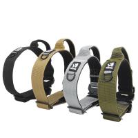 China Tactical Dog Collars And Leashes For Medium To Large Dogs In Black factory