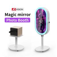China Smart Portable Mirror Booth Kiosk , Selfie Mirror Photo Booth With Printer 21.5inch factory