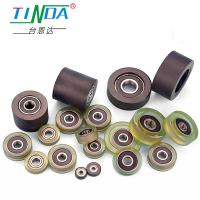 Quality Customization Rubber Roller Bearing Polyurethane Covered Bearings Rustproof for sale