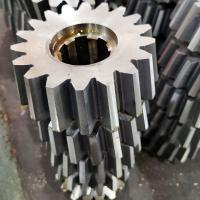 Quality 6 Module 18T Straight Bevel Pinion Spur Gear 42CrMo Steel for sale