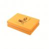 China Hard Paper Gift Box Packaging with Gold Satin Lined factory