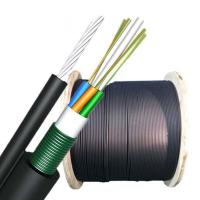 Quality 12 Core GYTC8S Aerial Optic Cable Single Mode Outdoor Central Loose Tube Armored for sale
