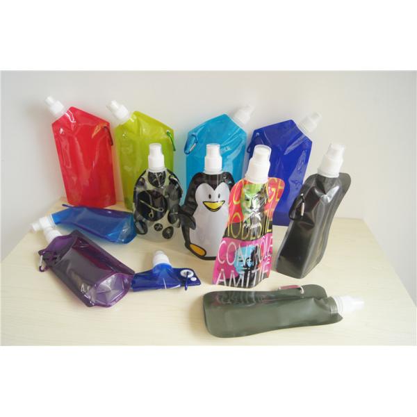 Quality Reusable Plastic Food Spout Pouch / Drinking Water Plastic Liquid Pouch Packaging for sale