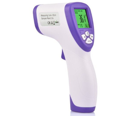 Quality High Precision Non Contact Infrared Thermometer With Three Colors Back Light for sale