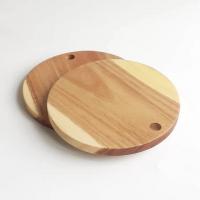 China Dia 15cm Round Chopping Board Household Kitchen Natural Solid factory