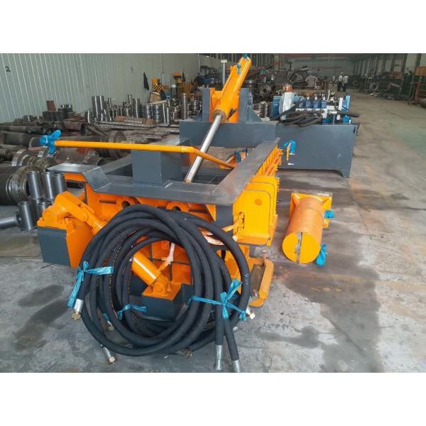 Quality Durable Scrap Baler Machine / Scrap Metal Baler 125 Tons Baling Force for sale