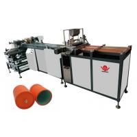 China Semi Automatic Round Box Making Machine For Red Wine Boxes factory