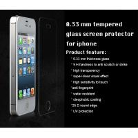 China iPhone tempered glass screen protector 0.33 mm 9H 2.5D round edge high transparency factory