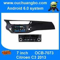 China Ouchuangbo car stereo multi for Citroen C3 2013 with BT GPS USB steering wheel control. android 6.0 system for sale
