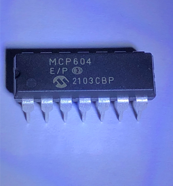 China MCP604-E/P Microchip Op Amp DIP14 Automotive IC Quad Low Power Amplifier factory