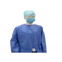 Quality Green Disposable Surgical Gown , Patient Hospital Isolation Gowns Infection for sale