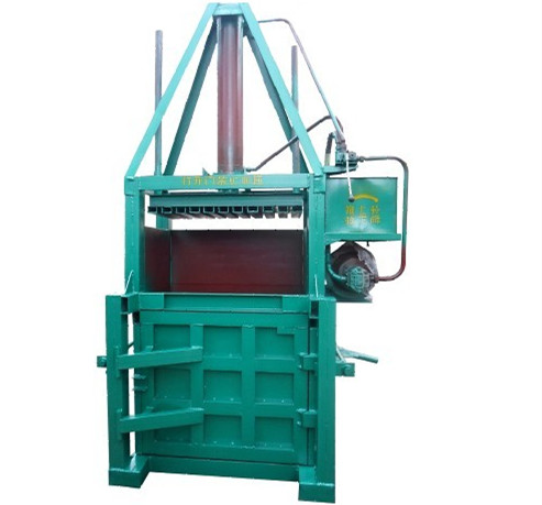 Quality Garbage Waste Paper Baler Machine / Compressor Supermarket Vertical Cardboard Baler for sale