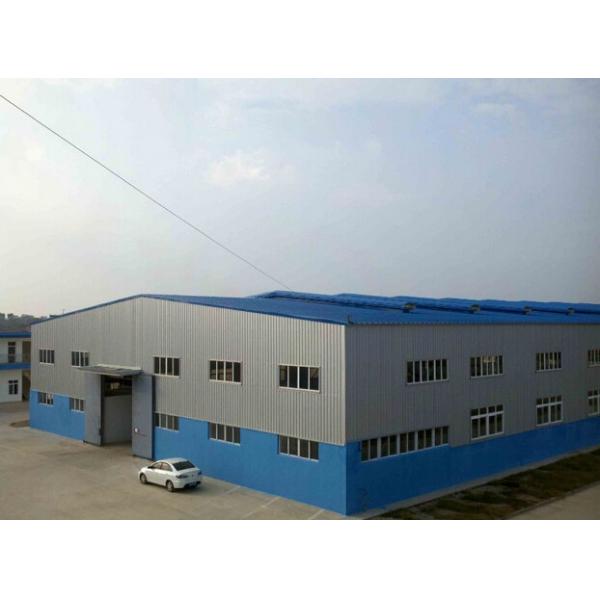 Quality Fashionable Steel Warehouse Structure / Prefabricated Metal Buildings Heat Insulation for sale