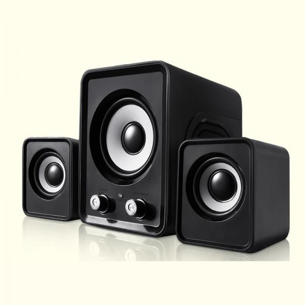 Quality Wired Computer Speakers USB 2.1 Speakers Stereo Two Satellites with Subwoofer for sale