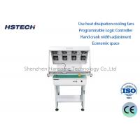 China ESD Flat Belt LED button control,PCB Handling Conveyor with SMEMA factory