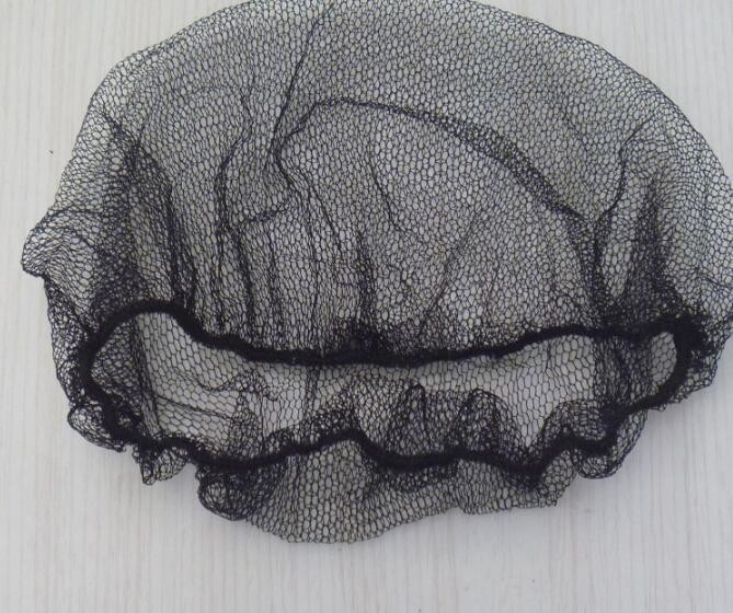China Mesh Fabric 21 Disposable Nylon Cleanroom Net Cap for sale