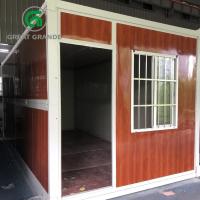 Quality 1.1 Tons Anti Theft Prefab Folding Container House Office European Standard for sale