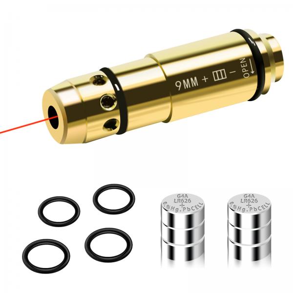 Quality Red Tactical Training Laser Cartridge 9MM Caliber Brass Material for sale