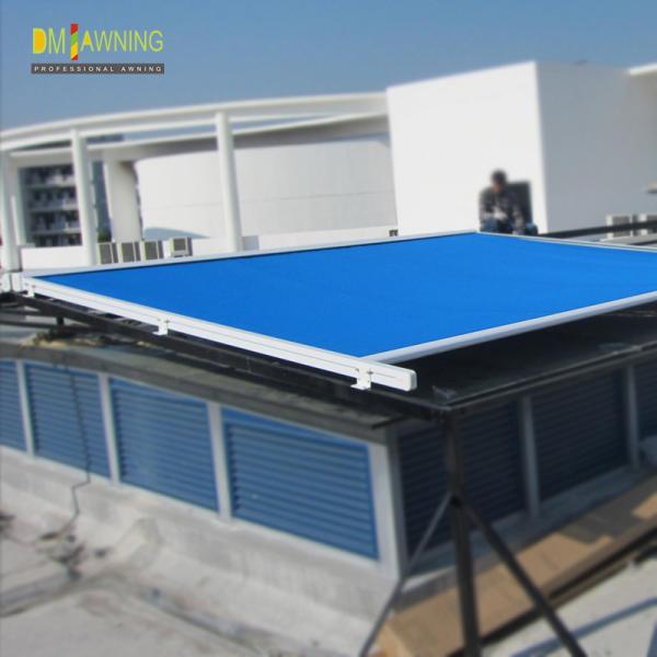 Quality Polyester Acrylic Retractable Roof Awning Electrict Conservatory Awning for sale