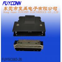 Quality FUYSC063-26 SCSI Connector With Plastic Dust Cover Sider Spring for sale