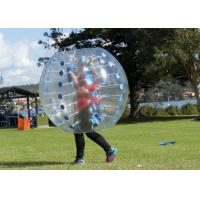 China 1.2m Diameter TPU / PVC Bubble Football , Outdoor Inflatable Toys 0.8mm Bubble Soccer factory