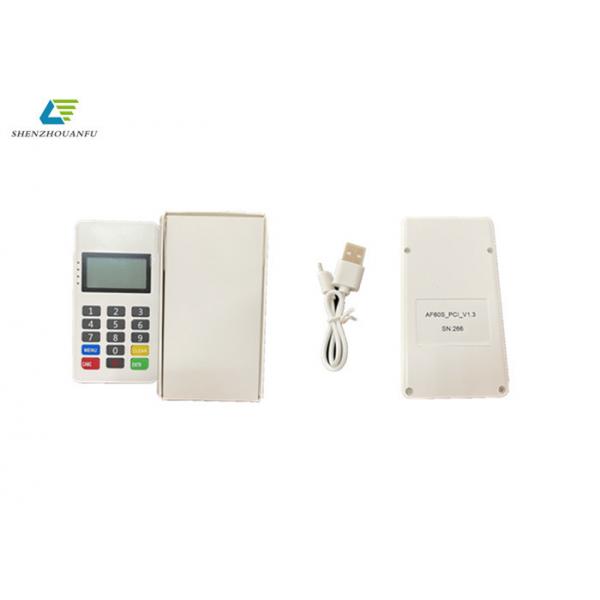 Quality Wi-Fi Connectivity Mini POS Terminal White Square Point Of Sale Terminal for sale