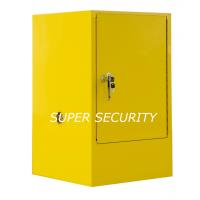 China Single Door Red Heavy Duty Steel Flammable Liquid Chemical Storage Cabinets With Doors / 1 Shelf factory