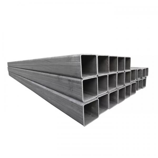 Quality 25x50 Low Carbon Steel Pipe Galvanized Structural ERW Rectangular Steel Tube for sale