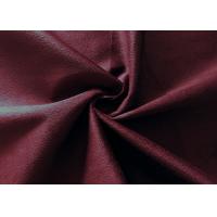 China 130GSM Microsuede Upholstery Fabric / Brushed Suede Fabric For Clothing Brown for sale