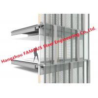 Quality Heat Insulation Soundproof 3mm Double Glass Curtain Wall Skin Ventilated for sale