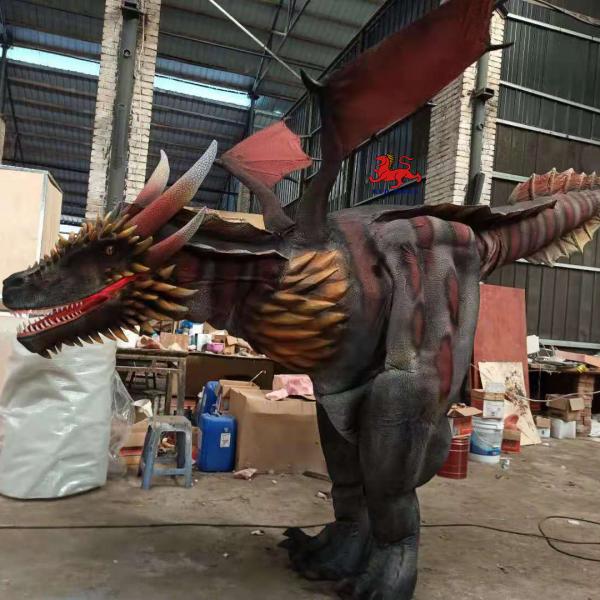 Quality Animatronic Realistic Dragon Costume For Indoor / Outdoor for sale