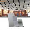 China Curved Aluminum Wall Panels / Architectural Metal Ceiling Tiles Suspended factory