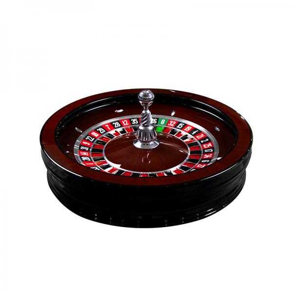 Quality Russia Double / Single Zero Roulette Wheel Red Brown 32 Inch for sale