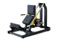 China Square Tube Hammer Strength Seated Calf Raise Machine With Steel Frame factory