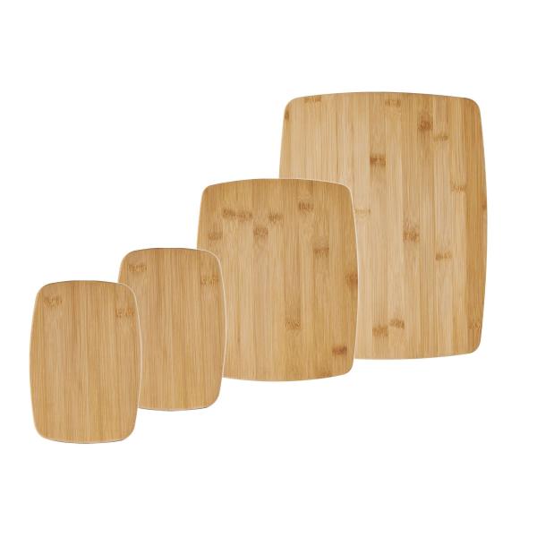 Quality Household Kitchen Bamboo Butcher Block Cutting Board 4 Piece Set for sale