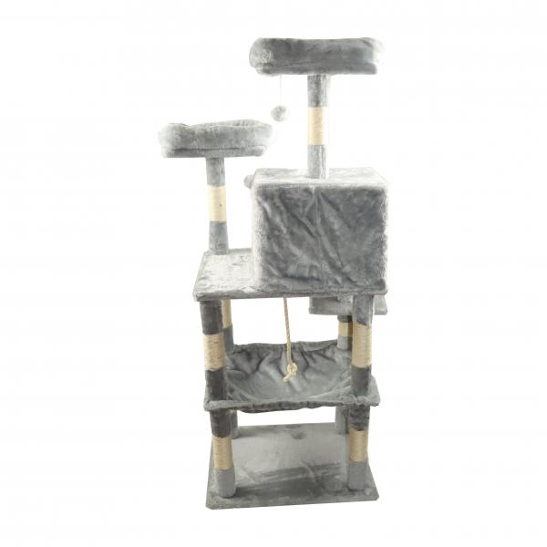 Quality Cute Custom Made Cat Climbing Frame Tree With Cardboard Scratcher Safety 4 Ft 5 for sale