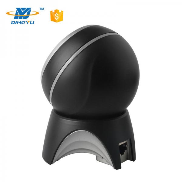 Quality High Speed MINI Round design black and silk Omni Directional Supermarket 2D Barcode Scanner DP8500 for sale