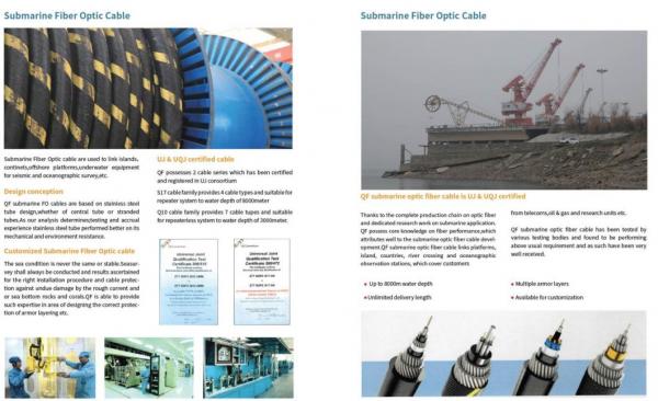 Shanghai Qifan Subsea Composite Power Cable (Lead Sheath) Submarine Cable