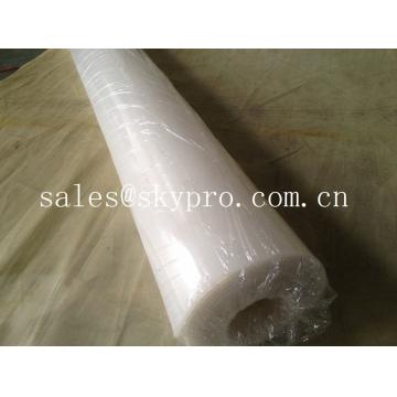 Quality FDA approved food grade rubber sheet roll support white / beige color. for sale