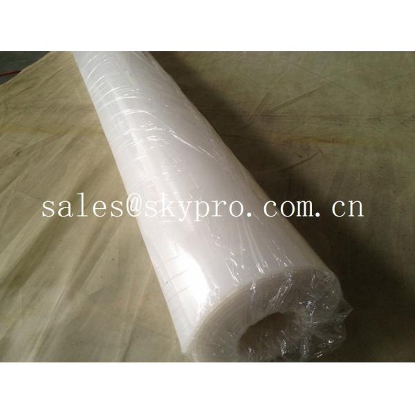 Quality FDA approved food grade rubber sheet roll support white / beige color. for sale