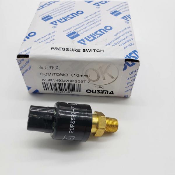 Quality OUSIMA KHR1493 20PS597-7 Pressure Switch Sensor For Sumitomo Excavator SH200A2 for sale