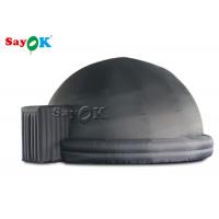 china 360 Dome Projection 5/6m Portable Black Inflatable Planetarium Tent