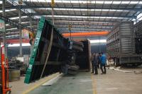 China Tri-Axle 60 Ton 40ft container flatbed semi trailer | Titan Vehicle factory