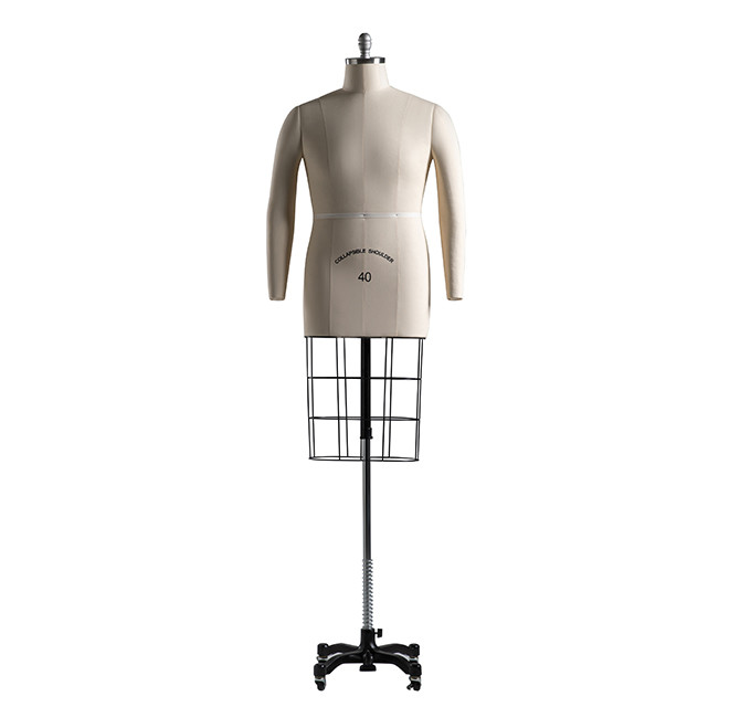 China Adjustable Tailors Dress Form Mannequin Stand With Cage Dummy Europe Size factory