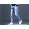 China Customise Woven Autumn Mens Denim Jacket And Jeans Pants Mens Blasting On Legs factory
