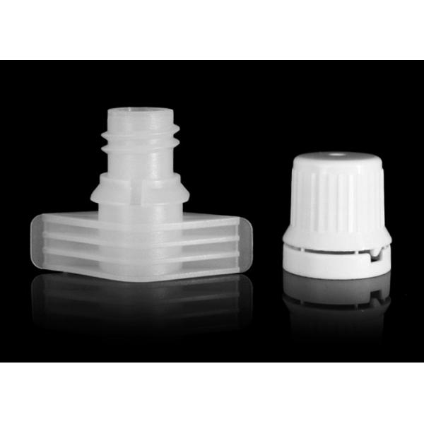 Quality 9.6mm / 10mm Non Spill Plastic Spout Caps For Sauce Jams Flexible Spout Bags for sale