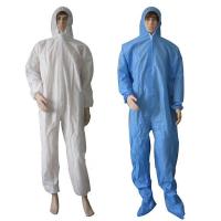 china Full Body Breathable Disposable Coveralls High Pretection Level With Zipper